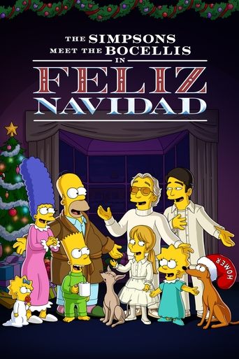 The Simpsons Meet the Bocellis in "Feliz Navidad" 2022