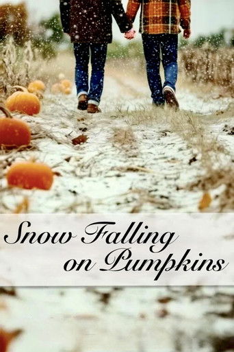 Snow Falling on Pumpkins 2025